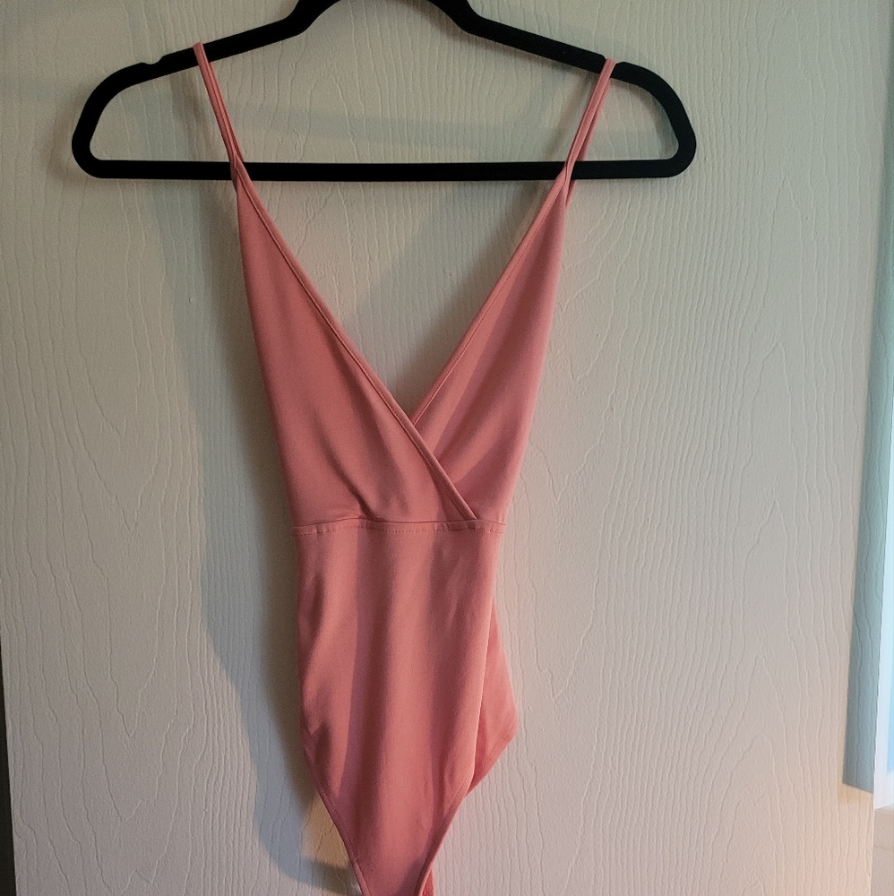 Forever 21, Medium, Coral, Bodysuit